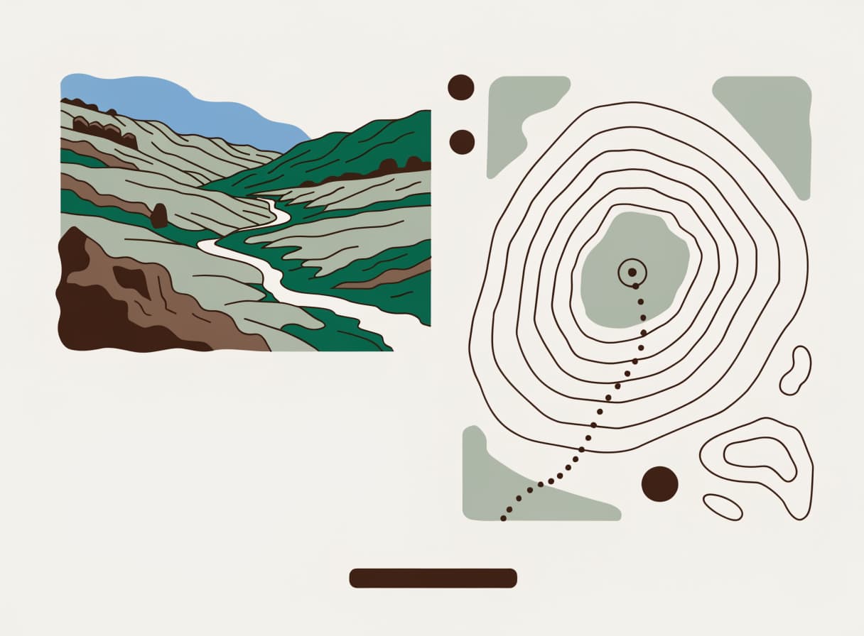 Paisaje de camping para Tierras públicas estatales